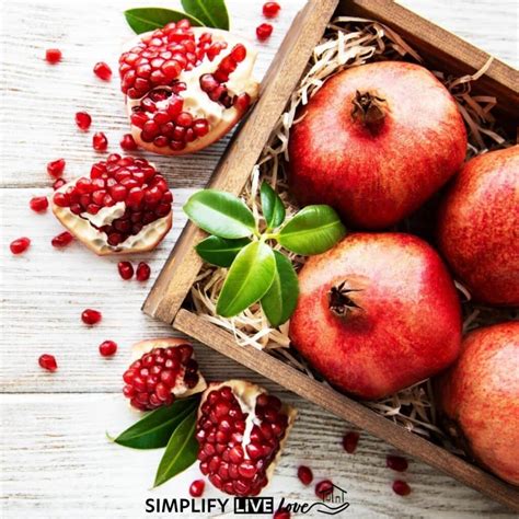 How to Open a Pomegranate without Making a Mess - Simplify, Live, Love