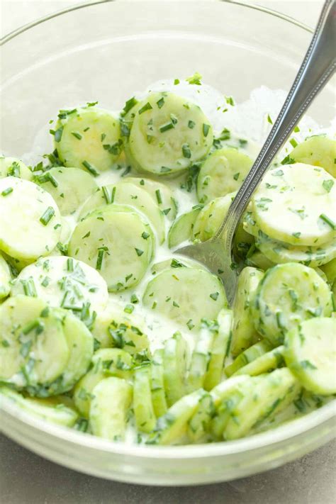 French Cucumber Yogurt Salad