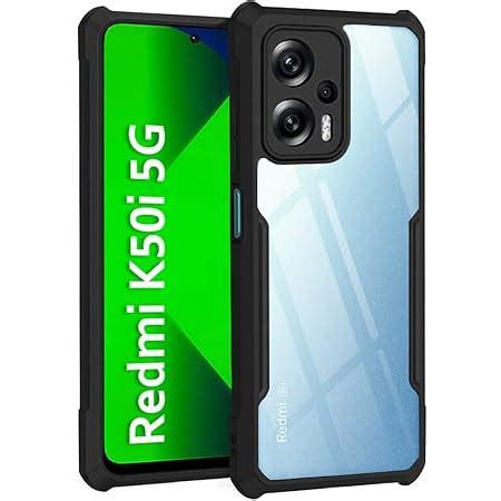 WOW IMAGINE Shockproof Crystal Clear Redmi K50i 5G Back Cover Case ...