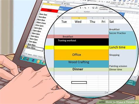 Image result for How to Make Timetable