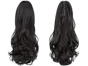 HAIR WALA™ Ponytail extension,16 to 18" claw clip hair extensions ...