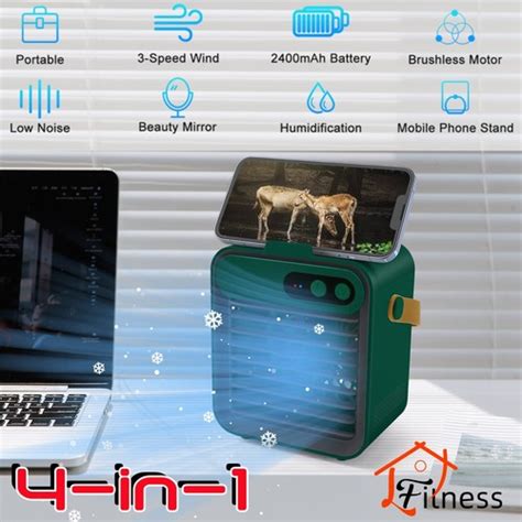 Buy 4 in 1 Upgraded Portable Air Conditioner 3 Speed Cooling Fan Home ...