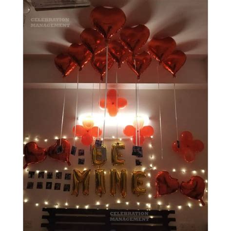 First Night Room Decoration | Wedding Night Decor | TheBalloonwala ...