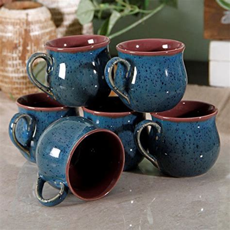 Buy Unravel India Multicolour Studio Pottery Coffee Cup -Set of 6 ...