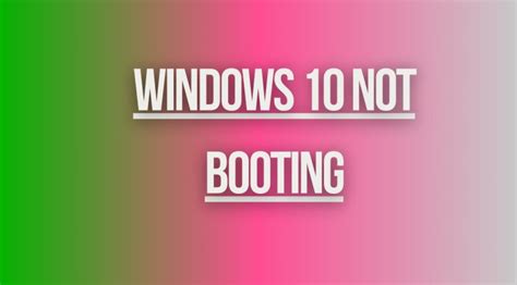 Windows 10 Not Booting - Softwarelinkers - Linux, Windows, Software ...