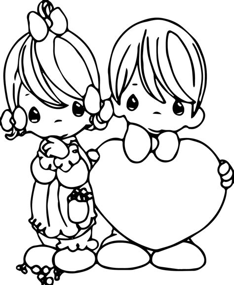 Precious Moments Coloring Pages