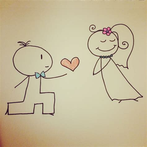 simple drawing love pictures