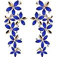 YouBella Jewellery Designer Hanging Earrings for Girls and Women (Blue ...