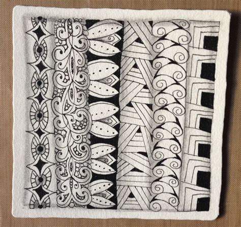 Image result for Zentangle Patterns Step by Step