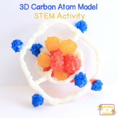Make a 3D Carbon Atom Model for Science!