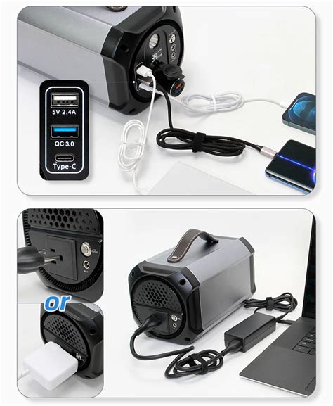 Lithium Ion Battery Camping Lifepo4 500Watt 500Wh Portable Power Stati ...