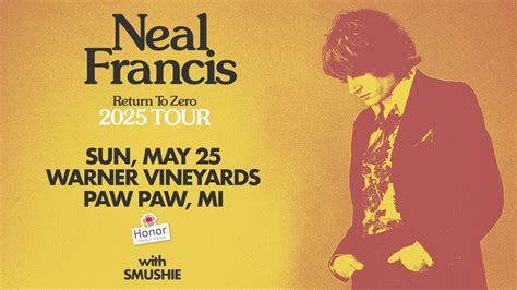 Neal Francis - Return To Zero Tour at Warner Vineyards, Warner ...