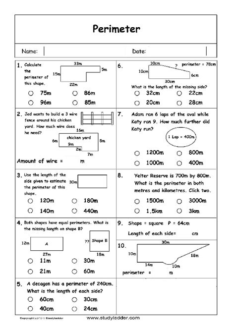 Image result for Perimeter Math Problem