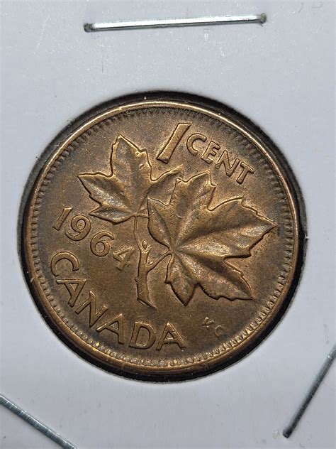 1964 Extra Spine Canadian Penny With Some DDO Lot01 - Etsy
