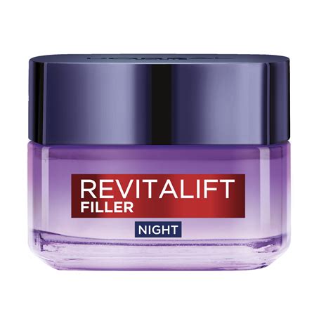 Night Anti-Aging Care Cream L'Oreal Paris Revitalift Filler Hyaluronic ...
