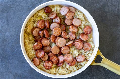 Polska Kielbasa And Sauerkraut