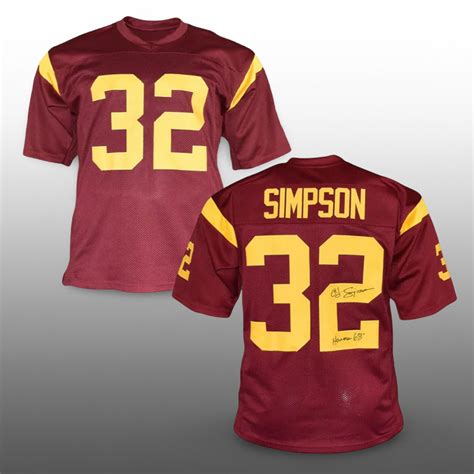 2025 USC OJ Simpson Heisman 68 Jersey - Grishko