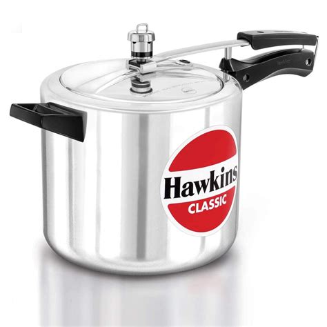 Buy Hawkins Classic Aluminium Pressure Cooker, 6.5 Litre, Silver (CL65 ...