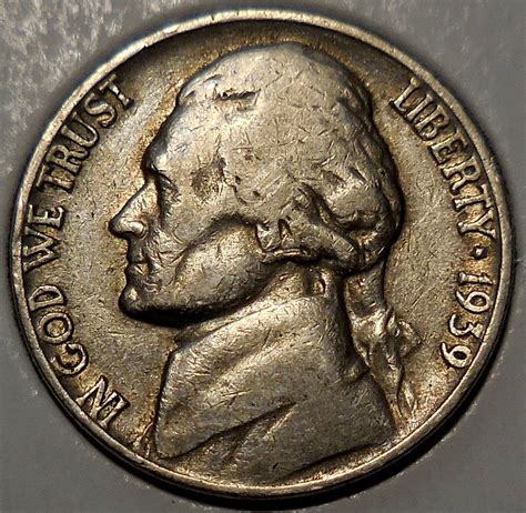 1939-P Jefferson Nickel - For Sale, Buy Now Online - Item #709003