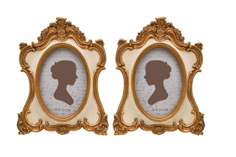Elegant French Classic Crown Jewel 4” X6” Photo Frames Set of 2 in ...