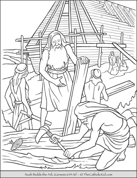 Printable Noah's Ark Coloring Pages