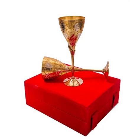 Gold Plated Wine Glass - Gold Plated Long Wine Glasses Manufacturer ...