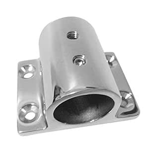 FLAWISH Stainless Steel Boat Hand Rail Fitting 7/8" 22mm Rectangle Base ...