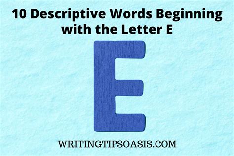 Words Starting With E