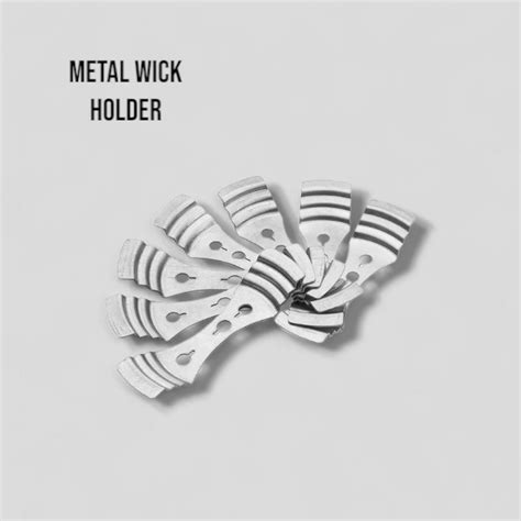 Metal Wick Holder - Premium Candle Making Tool | Melt & Mold