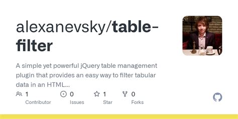Image result for jQuery Table Filter