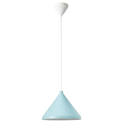 NÄVLINGE pendant lamp, light blue, 33 cm (13") - IKEA