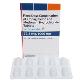 Jardiance Met 12.5 mg/1000 mg Tablet | Uses, Side Effects, Price ...