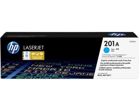 HP 201A Cyan Original LaserJet Toner Cartridge - (CF401A) - Shop HP.com ...