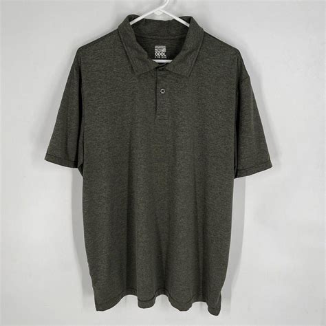 32 Degrees Cool Mens Olive Green Polo Shirt Size... - Depop
