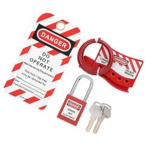 NEE Industrial Cable Lockout, Tagout Devices Stainless Steel Cable ...