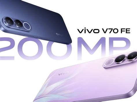 Vivo V70 FE launched with Dimensity 7360-Turbo chip, 200MP Camera and 7 ...