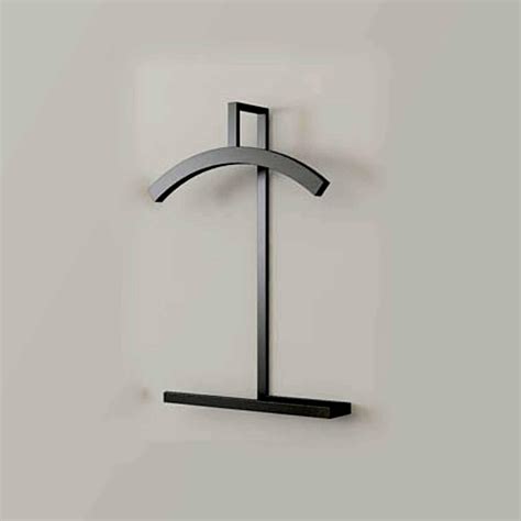 LOCOMOTO Modern Wall-Mounted Coat Stand for Office & Home Uses, Black ...