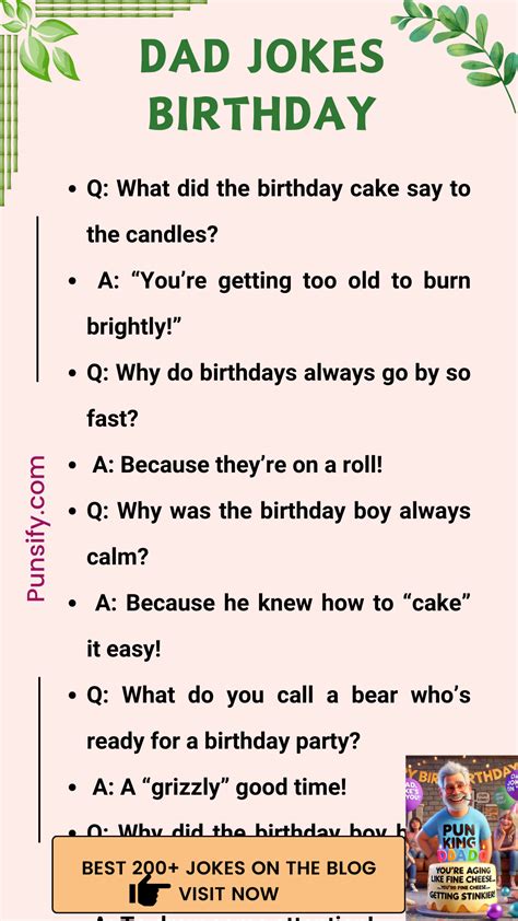 200+ Dad Jokes for Birthdays That Will Have You Laughing All Day Long ...