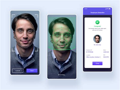 Face Detection App Concept | Face recognition, Face id, Detection