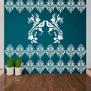JAZZIKA Wall Stencils Pack of 2 ( Size:- 16X24 Inches) PatternTheme ...