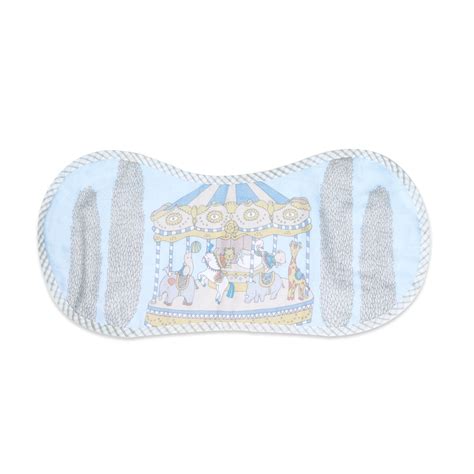 Swaddle & Burp Cloth Bib - Carnival Blue
