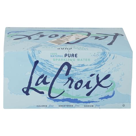 La Croix Pure Sparkling Water 12 - 12 fl oz Cans 12 ct | Shipt