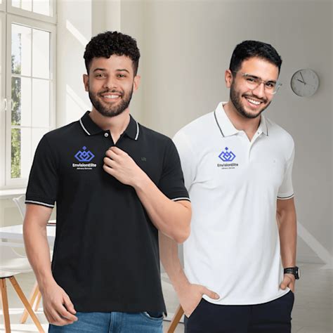 Custom Polo T-shirts | Print Branded Polo Shirts with Logo | VistaPrint