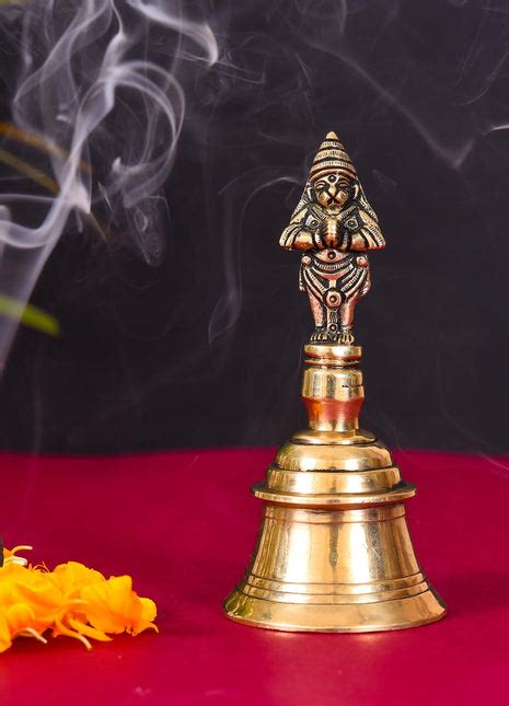 Buy Brass Hanging Bell or Ghanta For Mandir/Pooja Room Online - Vedansh ...