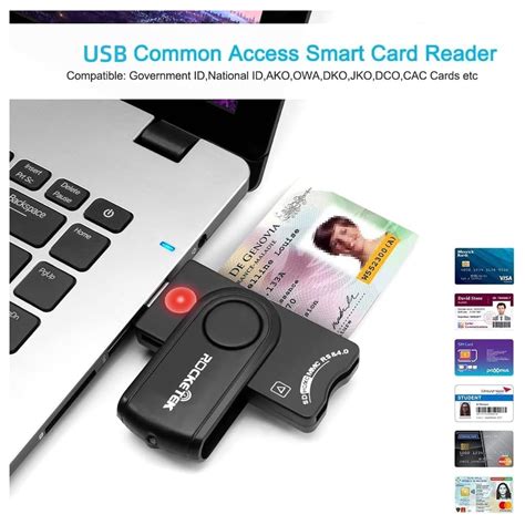 Rocketek USB Smart Card Reader with SD and Micro SD India | Ubuy