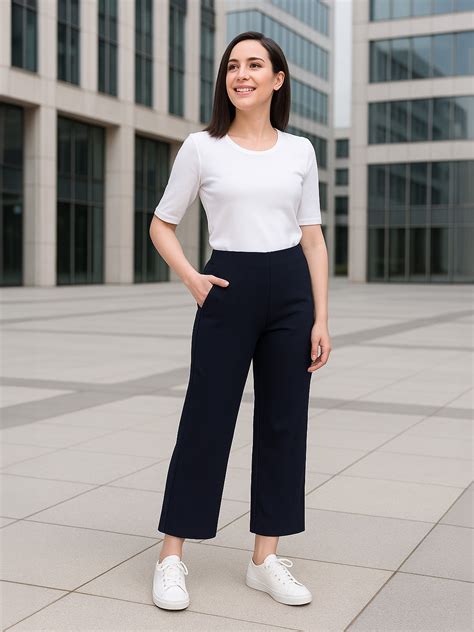 Buy Black LivIn Wide Leg Formal Pants Online | FableStreet