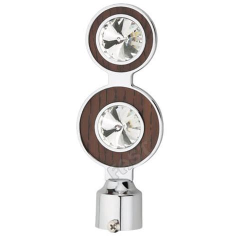 Fast Fancy Curtain Finial Cb 40 Chocolate Round | Usha Manufactures ...