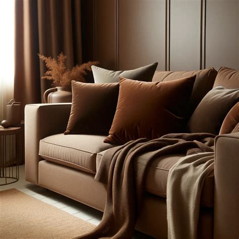 20 Throw Pillow Colors and Combinations for Brown Couches