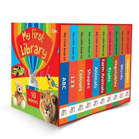 My First Library: Box Set of 10 Board Books for Children | My Little ...