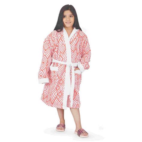 Jacquard Kids Bathrobe 400 GSM – Rangoli